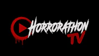 horroration tv logo on a black background